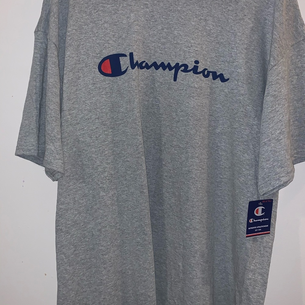 Grey champion shirt